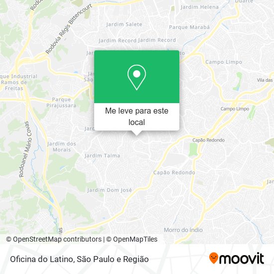 Oficina do Latino mapa
