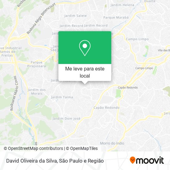 David Oliveira da Silva mapa