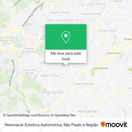 Renovacar Estetica Automotiva mapa