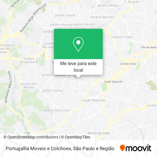 Portugallia Moveis e Colchoes mapa