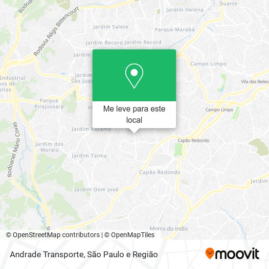 Andrade Transporte mapa