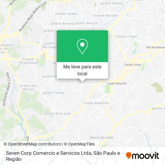 Seven Corp Comercio e Servicos Ltda mapa