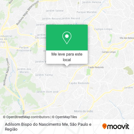 Adilsom Bispo do Nascimento Me mapa