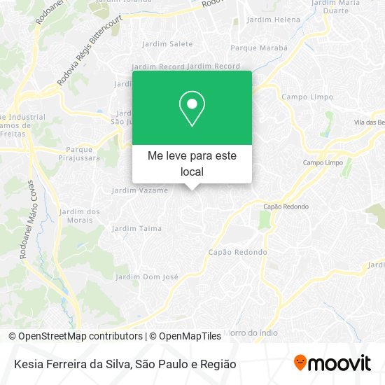 Kesia Ferreira da Silva mapa