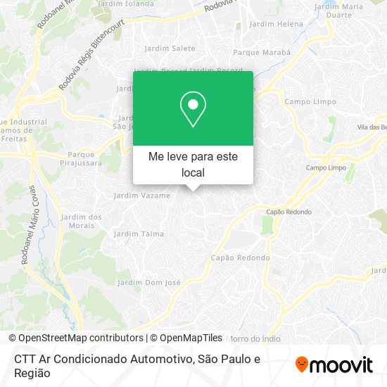 CTT Ar Condicionado Automotivo mapa