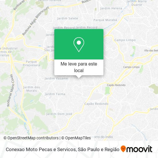 Conexao Moto Pecas e Servicos mapa