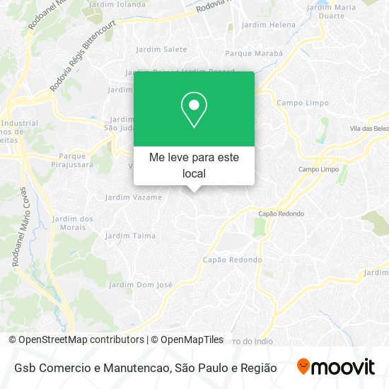 Gsb Comercio e Manutencao mapa