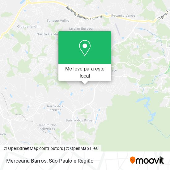 Mercearia Barros mapa