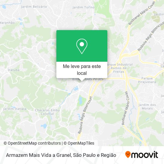 Armazem Mais Vida a Granel mapa