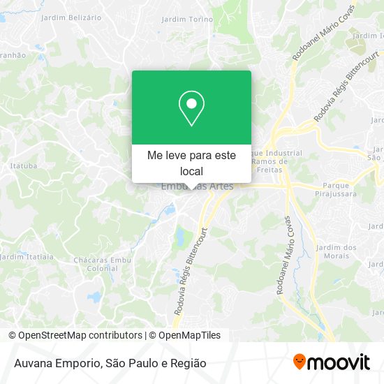 Auvana Emporio mapa