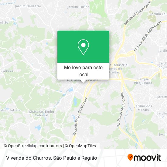 Vivenda do Churros mapa