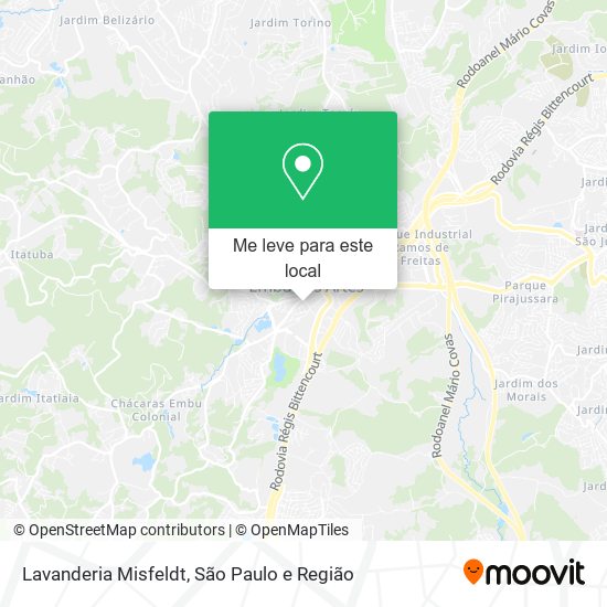 Lavanderia Misfeldt mapa