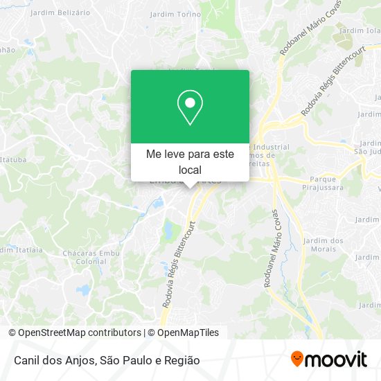 Canil dos Anjos mapa