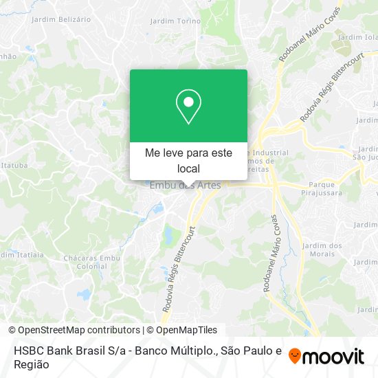 HSBC Bank Brasil S / a - Banco Múltiplo. mapa