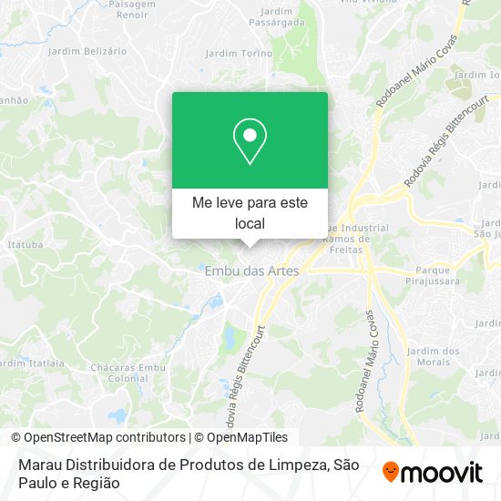 Marau Distribuidora de Produtos de Limpeza mapa