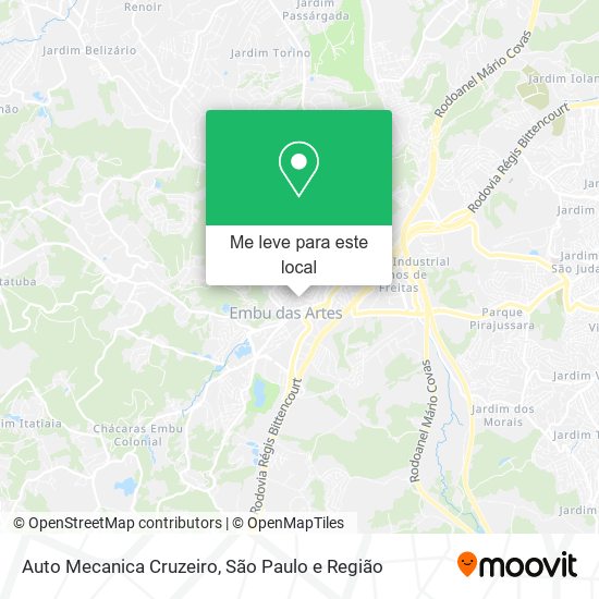 Auto Mecanica Cruzeiro mapa