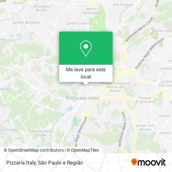 Pizzaria Italy mapa