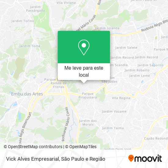 Vick Alves Empresarial mapa