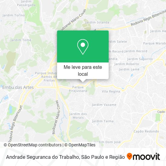 Andrade Seguranca do Trabalho mapa