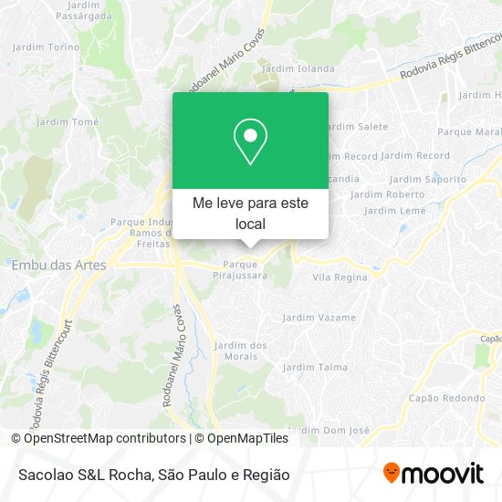 Sacolao S&L Rocha mapa