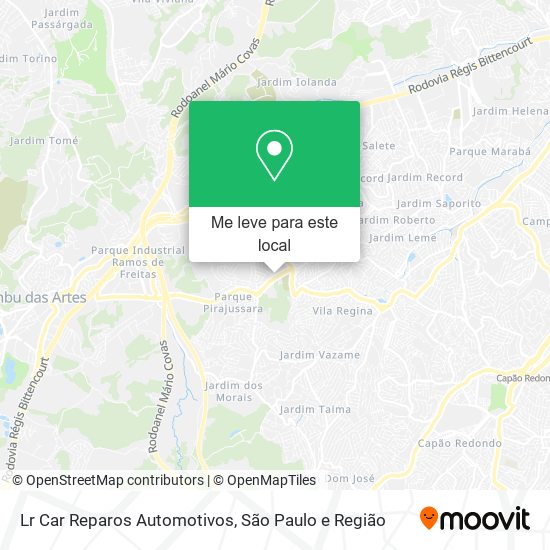 Lr Car Reparos Automotivos mapa