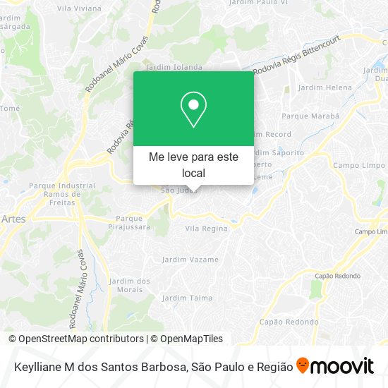 Keylliane M dos Santos Barbosa mapa