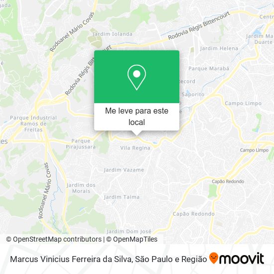 Marcus Vinicius Ferreira da Silva mapa