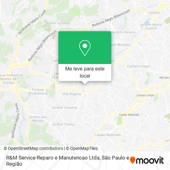 R&M Service Reparo e Manutencao Ltda mapa