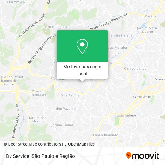 Dv Service mapa