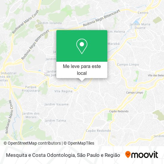 Mesquita e Costa Odontologia mapa