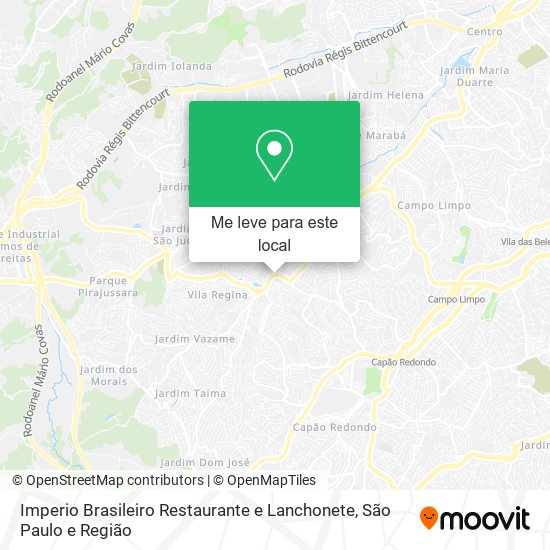 Imperio Brasileiro Restaurante e Lanchonete mapa