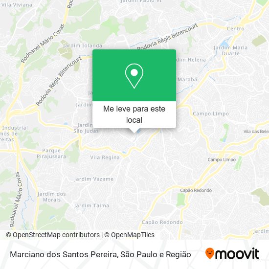 Marciano dos Santos Pereira mapa