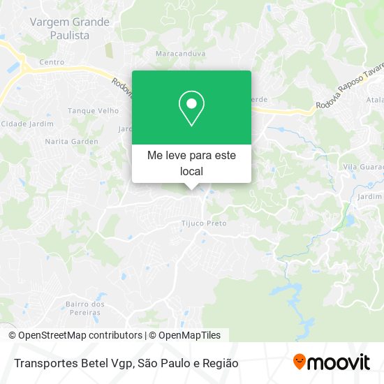 Transportes Betel Vgp mapa