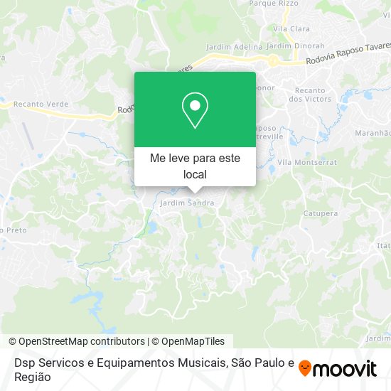 Dsp Servicos e Equipamentos Musicais mapa