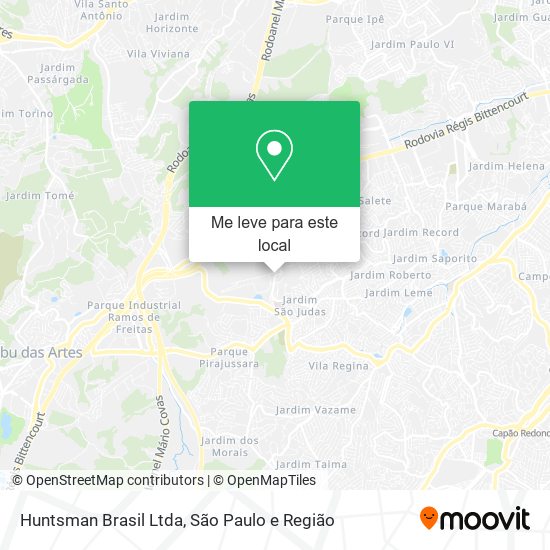 Huntsman Brasil Ltda mapa