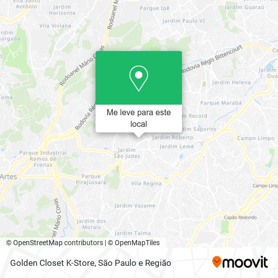 Golden Closet K-Store mapa