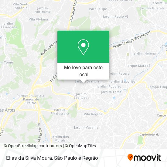 Elias da Silva Moura mapa