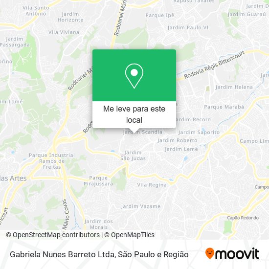 Gabriela Nunes Barreto Ltda mapa