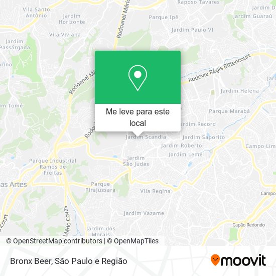 Bronx Beer mapa