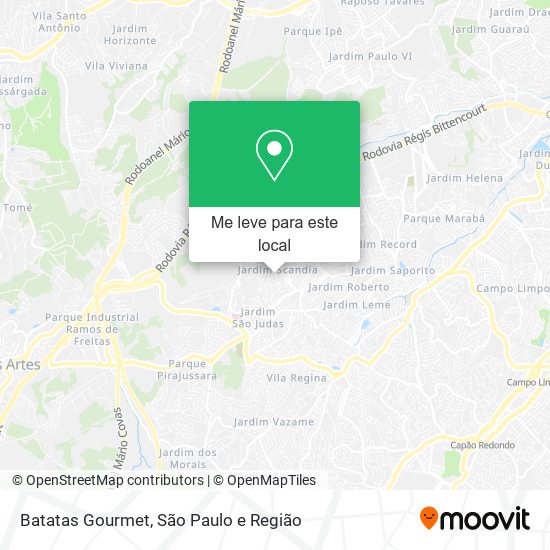 Batatas Gourmet mapa