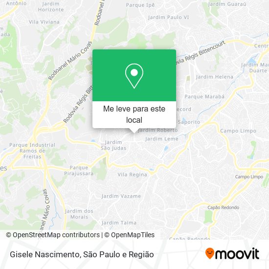 Gisele Nascimento mapa