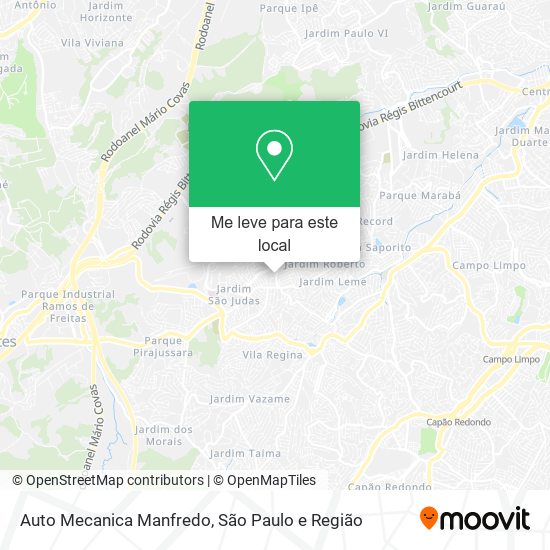 Auto Mecanica Manfredo mapa