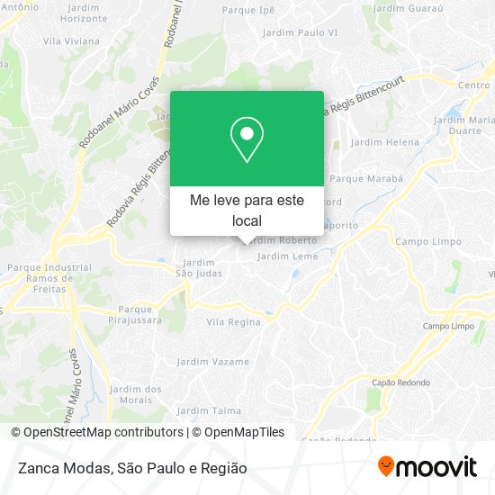 Zanca Modas mapa