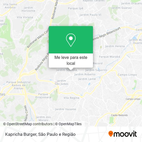 Kapricha Burger mapa