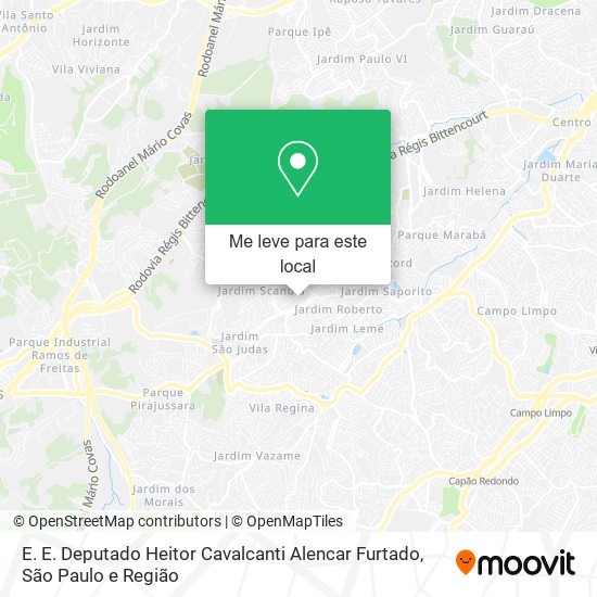 E. E. Deputado Heitor Cavalcanti Alencar Furtado mapa