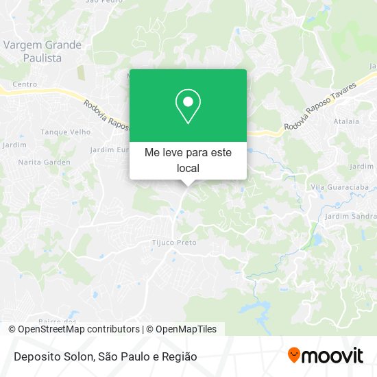 Deposito Solon mapa