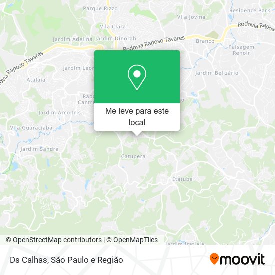 Ds Calhas mapa