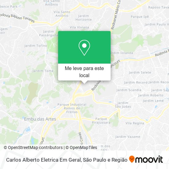 Carlos Alberto Eletrica Em Geral mapa