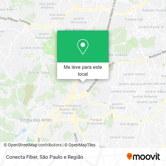 Conecta Fiber mapa