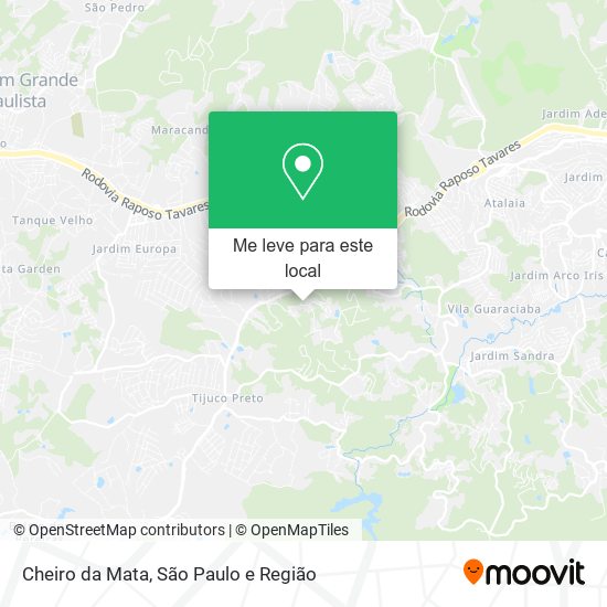 Cheiro da Mata mapa